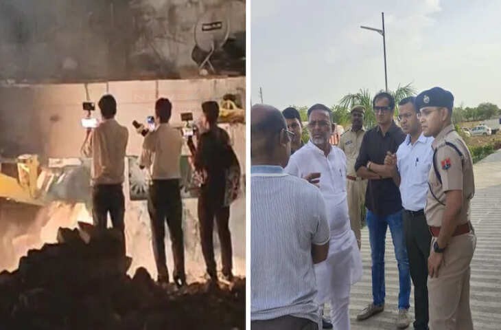 कोटा में युवक की हत्या के बाद हिंसक प्रदर्शन, आरोपी के घर पर चला बुलडोजर, मृतक परिवार के लिए मुआवजे का ऐलान