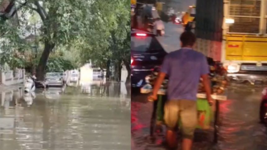 48 घंटे की तेज बारिश से बेंगलुरु शहर बना 'तालाब', घरों में घुसा पानी और सड़कों पर जाम, ऑरेंज अलर्ट जारी