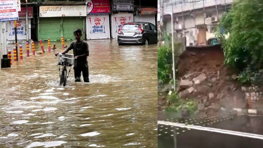 Mumbai rains today: मुंबई में भारी बारिश से हाल-बेहाल, कई इलाकों में रेड अलर्ट, मालाबार हिल पर हुई लैंडस्लाइड