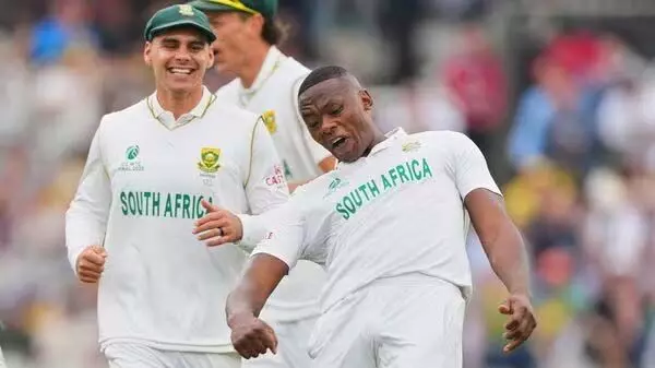 Kagiso Rabada ने उस्मान ख्वाजा और कैमरून ग्रीन को आउट किया