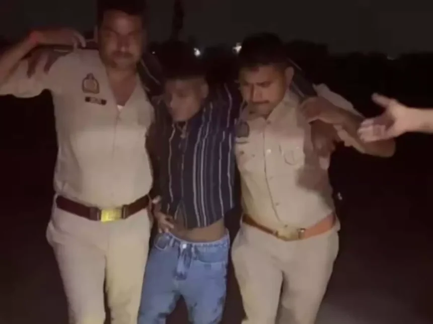 हाफ एनकाउंटर, कोर्ट से भागा आरोपी गिरफ्तार