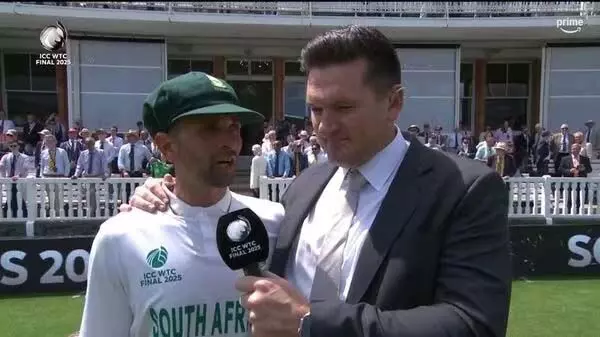 दक्षिण अफ्रीका द्वारा ऐतिहासिक WTC खिताब जीतने पर Keshav Maharaj की आंखों में आंसू
