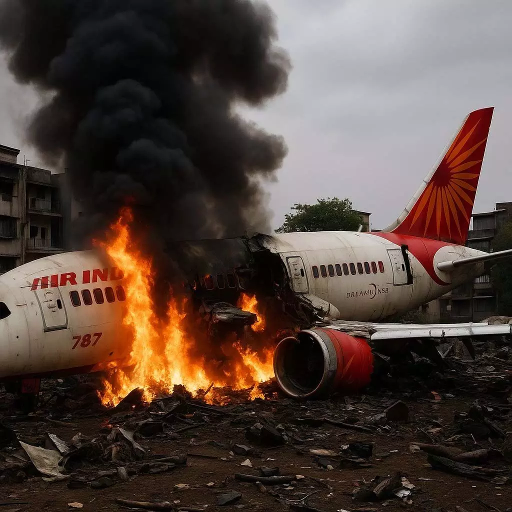 विमान हादसे को लेकर AIR INDIA ने बढ़ाया मदद का हाथ, पीड़ितों को मिलेगा 25 लाख मुआवजा