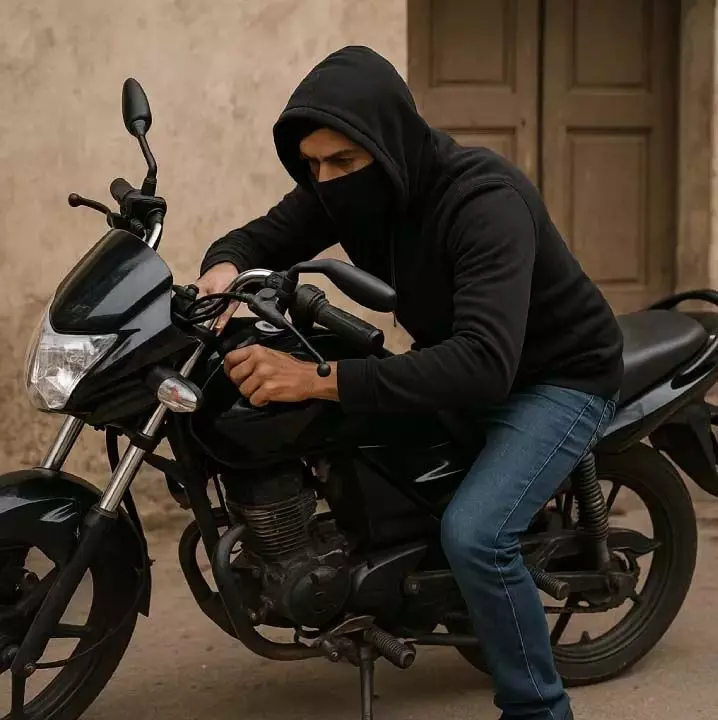 पॉश कालोनी से टीचर की बाइक चोरी, केस दर्ज
