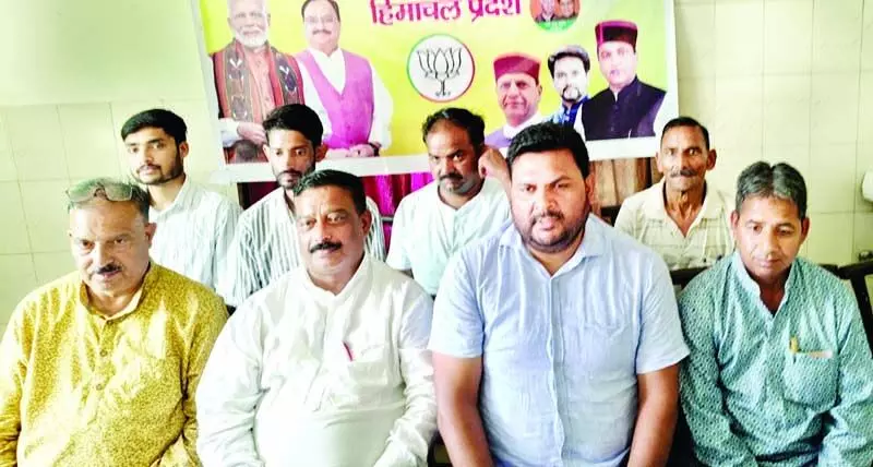 ओबीसी मोर्चा ने पांवटा साहिब प्रकरण के खिलाफ खोला मोर्चा