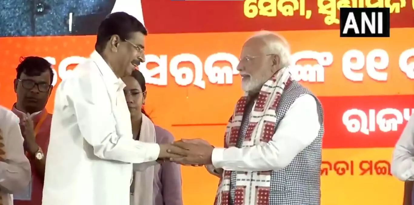 भुवनेश्वर में PM मोदी की जनसभा, ₹18,600 करोड़ की परियोजनाओं का किया उद्घाटन