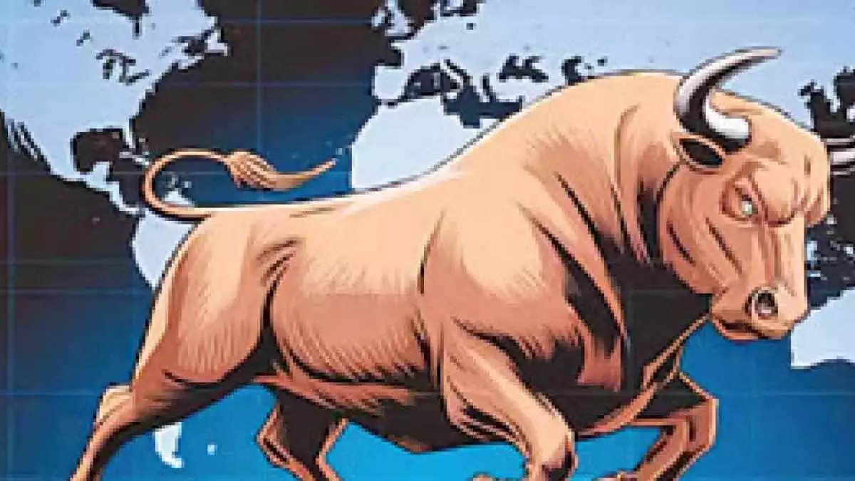 घरेलू सूचकांक हरे निशान में बंद हुए; तेज बढ़त के बाद गिरावट आई