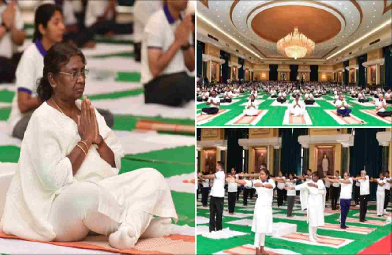 राष्ट्रपति  द्रौपदी मुर्मू ने देहरादून में किया  11 वें अंतरराष्ट्रीय योग दिवस का शुभारंभ, कहा –  Prevention is better than cure