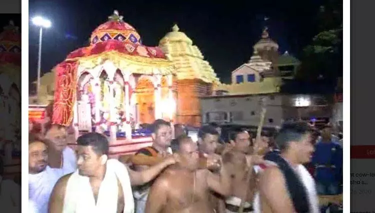 हेरा पंचमी पर मां लक्ष्मी का रुष्ट रूप, नंदीघोष रथ को तोड़ेंगी