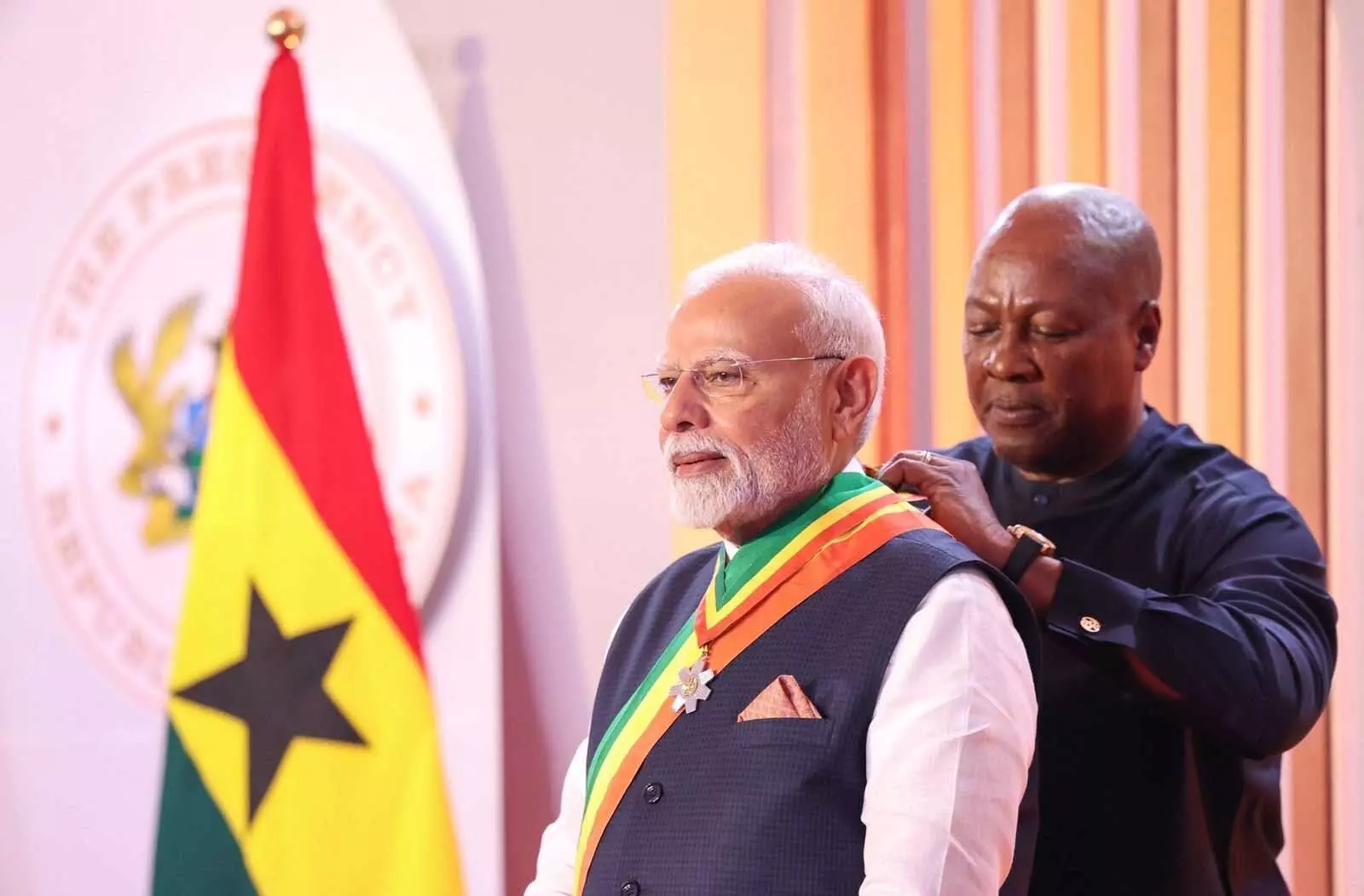 घाना में पीएम मोदी को सर्वोच्च नागरिक सम्मान, जेपी नड्डा ने दी बधाई