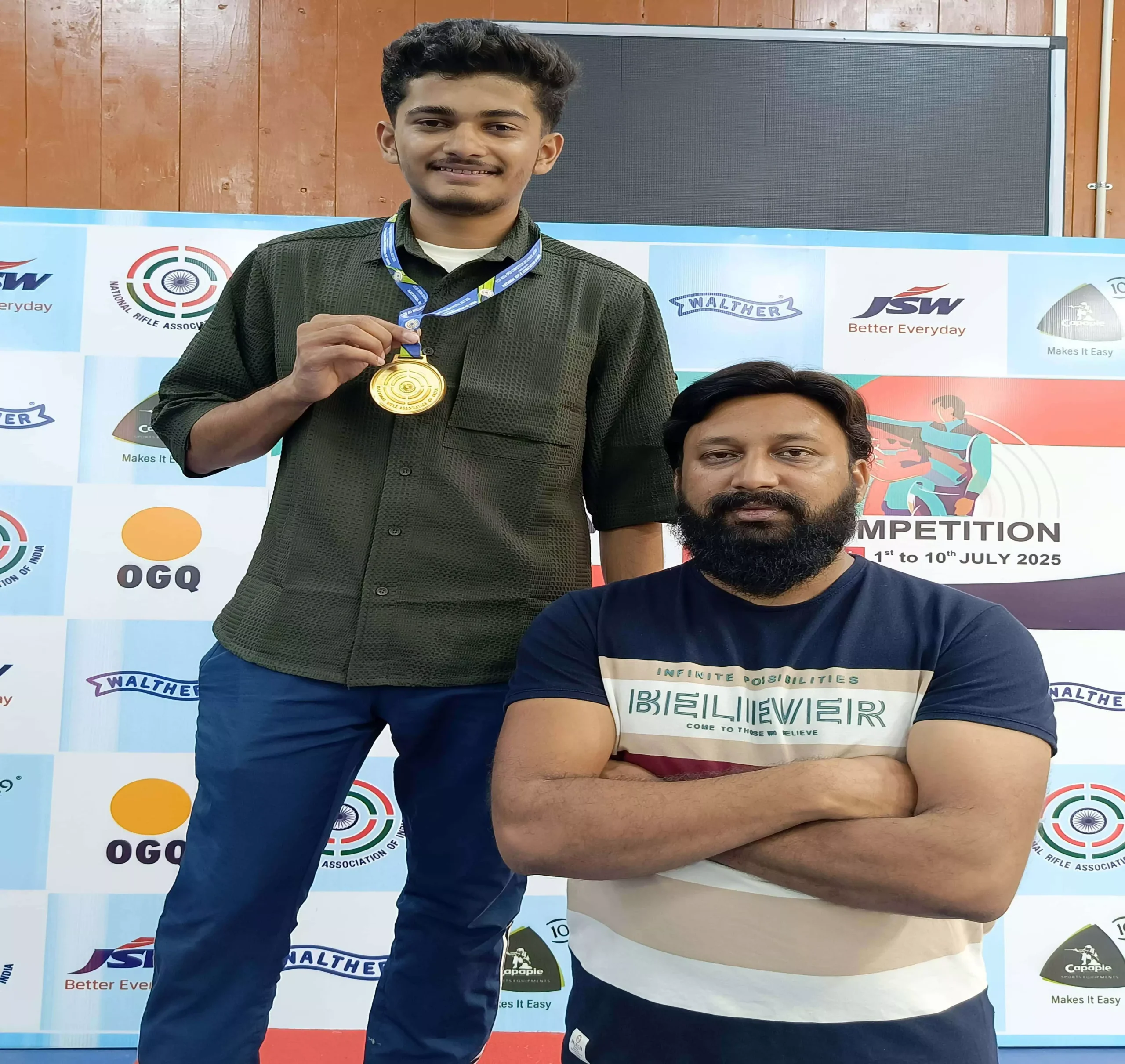 अयान ख्वाजा ने 50 मीटर राइफल प्रोन इवेंट में गोल्ड जीत कर छत्तीसगढ़ का बढ़ाया मान