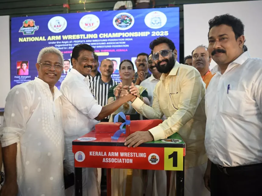 केरल त्रिशूर में 2025 PAFI राष्ट्रीय आर्मरेसलिंग चैंपियनशिप में मेजबान और चैंपियन के रूप में चमकेगा