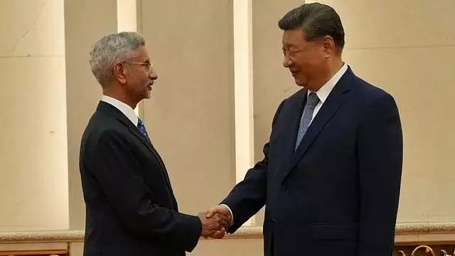 जयशंकर ने की चीनी राष्ट्रपति से मुलाकात