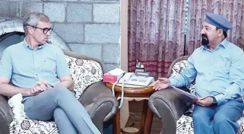 मुख्य चुनाव आयुक्त कारगिल ने मुख्यमंत्री उमर अब्दुल्ला से मुलाकात की