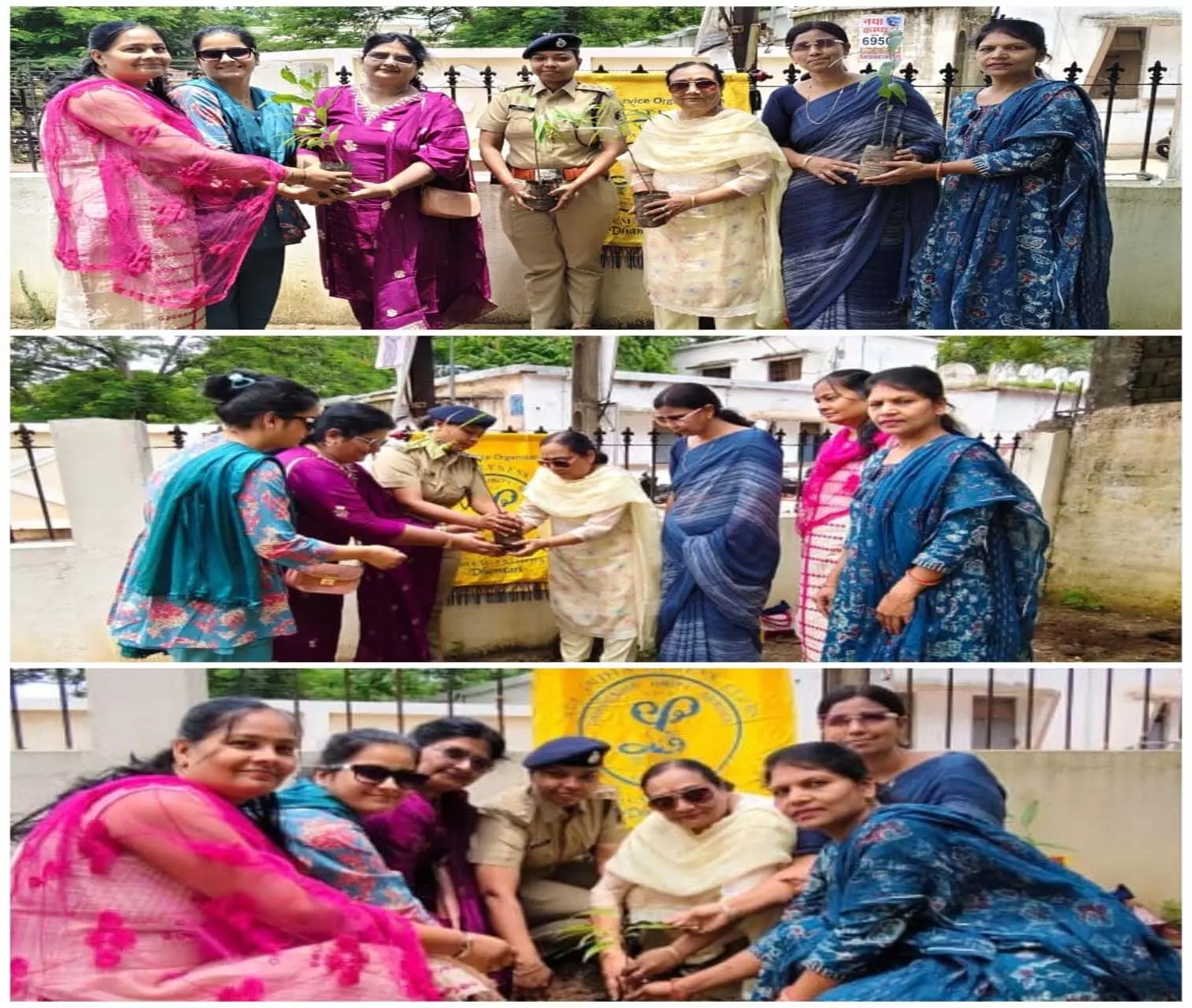 DSP ऑफिस परिसर में वृक्षारोपण, दिया गया पर्यावरण संरक्षण का संदेश