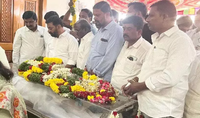 बालकृष्ण का निधन बीआरएस पार्टी के लिए बहुत बड़ी क्षति है: पूर्व विधायक पायला शेखर रेड्डी