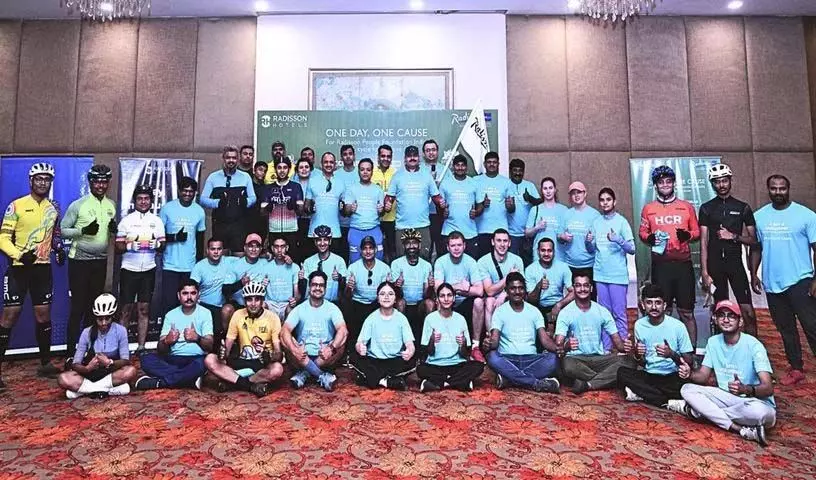 साइकिल चलाकर दिया सामाजिक संदेश, 120+ लोगों ने लिया हिस्सा