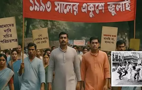 तृणमूल कांग्रेस ने घटना वाले दिन का एआई वीडियो बनाकर प्रचार किया