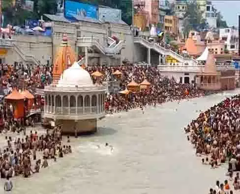 Haridwar में कांवड़ यात्रा अंतिम चरण में, श्रद्धालुओं की संख्या 3 करोड़ के पार पहुंचने की उम्मीद