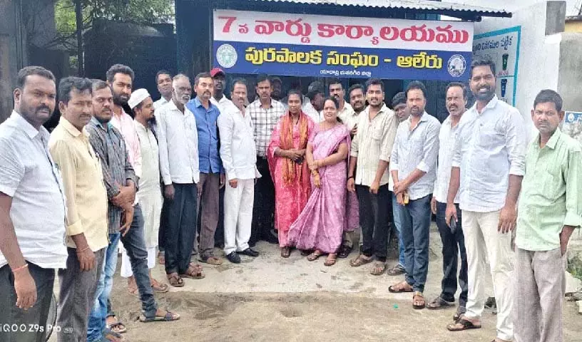 समस्याओं का जल्द होगा समाधान: अलेरू नगर आयुक्त श्रीनिवास