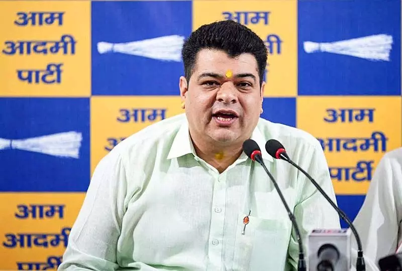 आप ने दिल्ली में कूड़े के पहाड़ हटाने की मांग की
