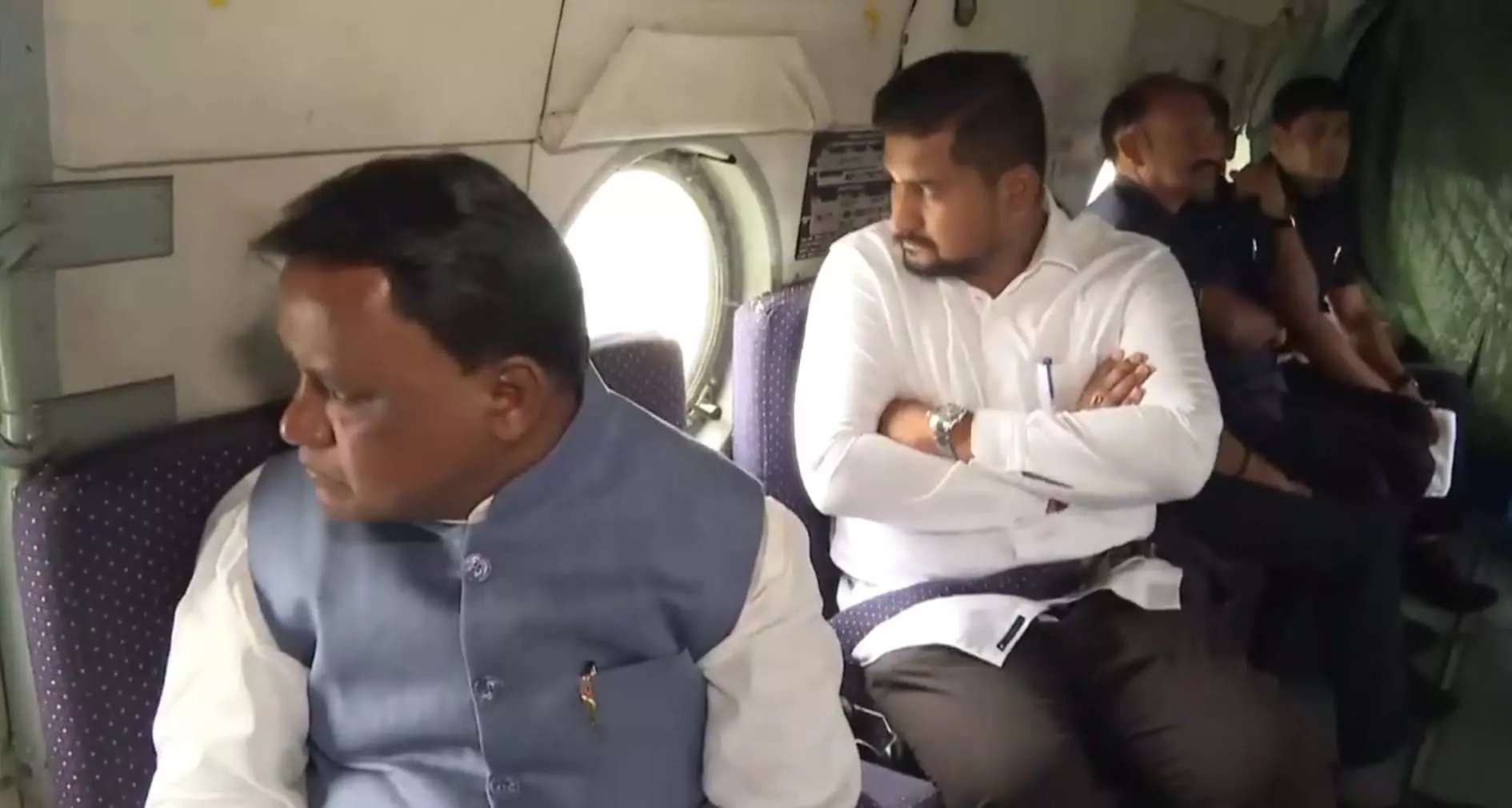 ओडिशा में बाढ़ का हवाई जायजा लेने पहुंचे मुख्यमंत्री मोहन माझी