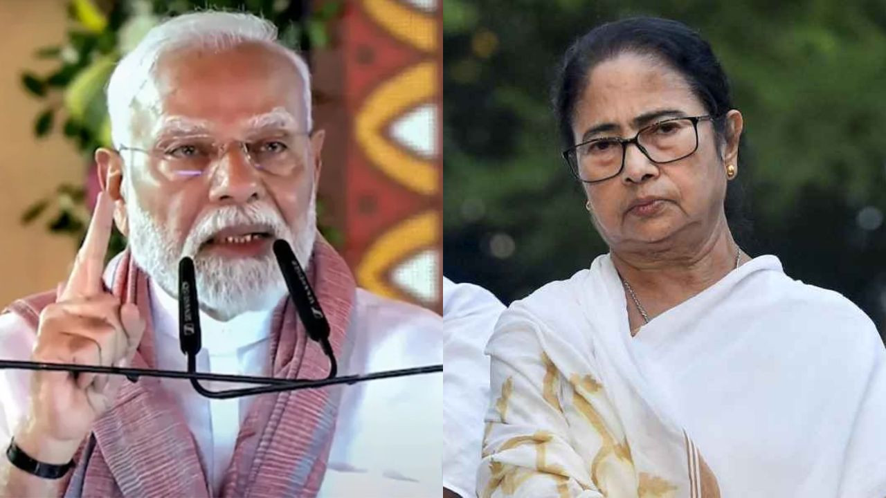 दुर्गापुर में एक रैली को संबोधित करते हुए, पीएम मोदी ने राज्य में महिलाओं...