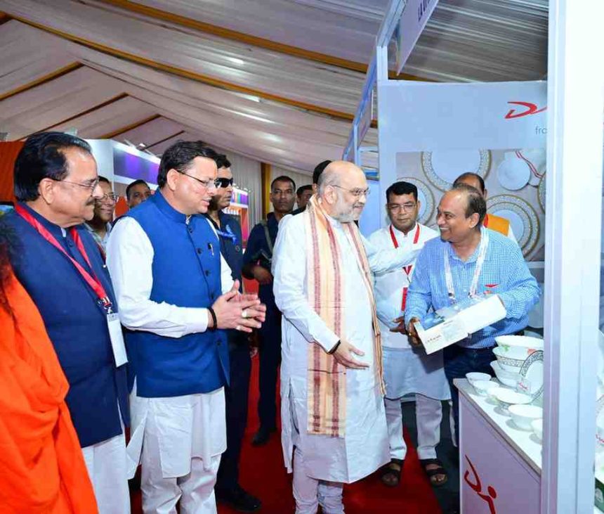 GIS की ग्राउंडिंग सेरेमनी में धामी ने गृह मंत्री अमित शाह को बताया आधुनिक भारत का लौह पुरुष, कहा- सच साबित हुआ, 2023 मे दिया शाह का आधुनिक उत्तराखंड की शुरुआत वाला बयान