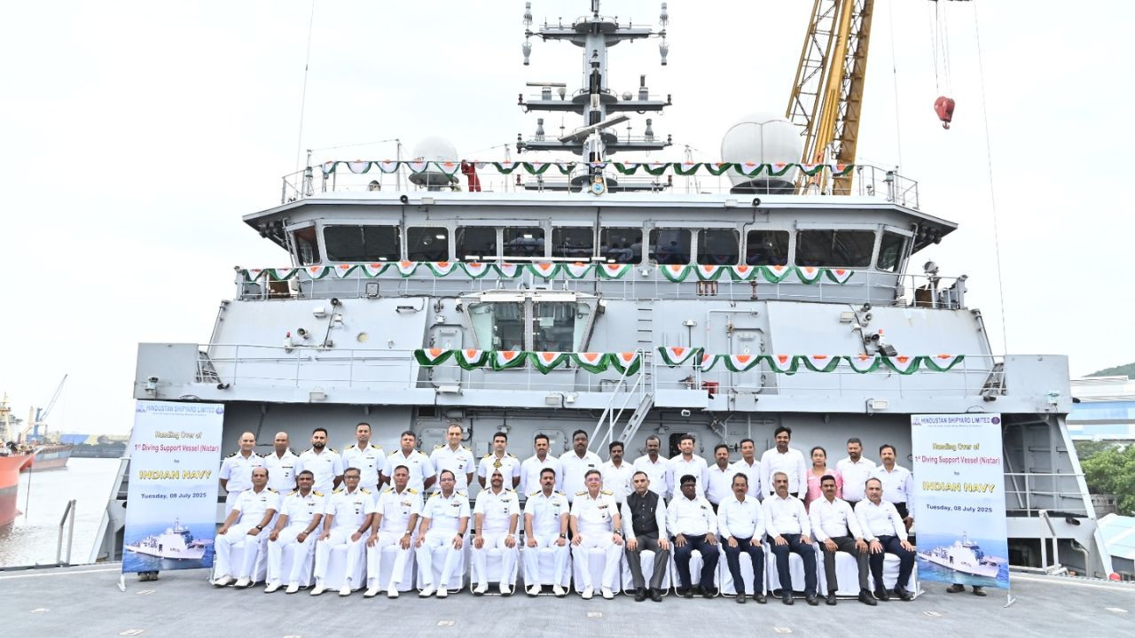 Indian Navy Nistar: भारत का पहला स्वदेशी डाइविंग सपोर्ट वेसल ‘निस्तार’ 8 जुलाई 2025 को...