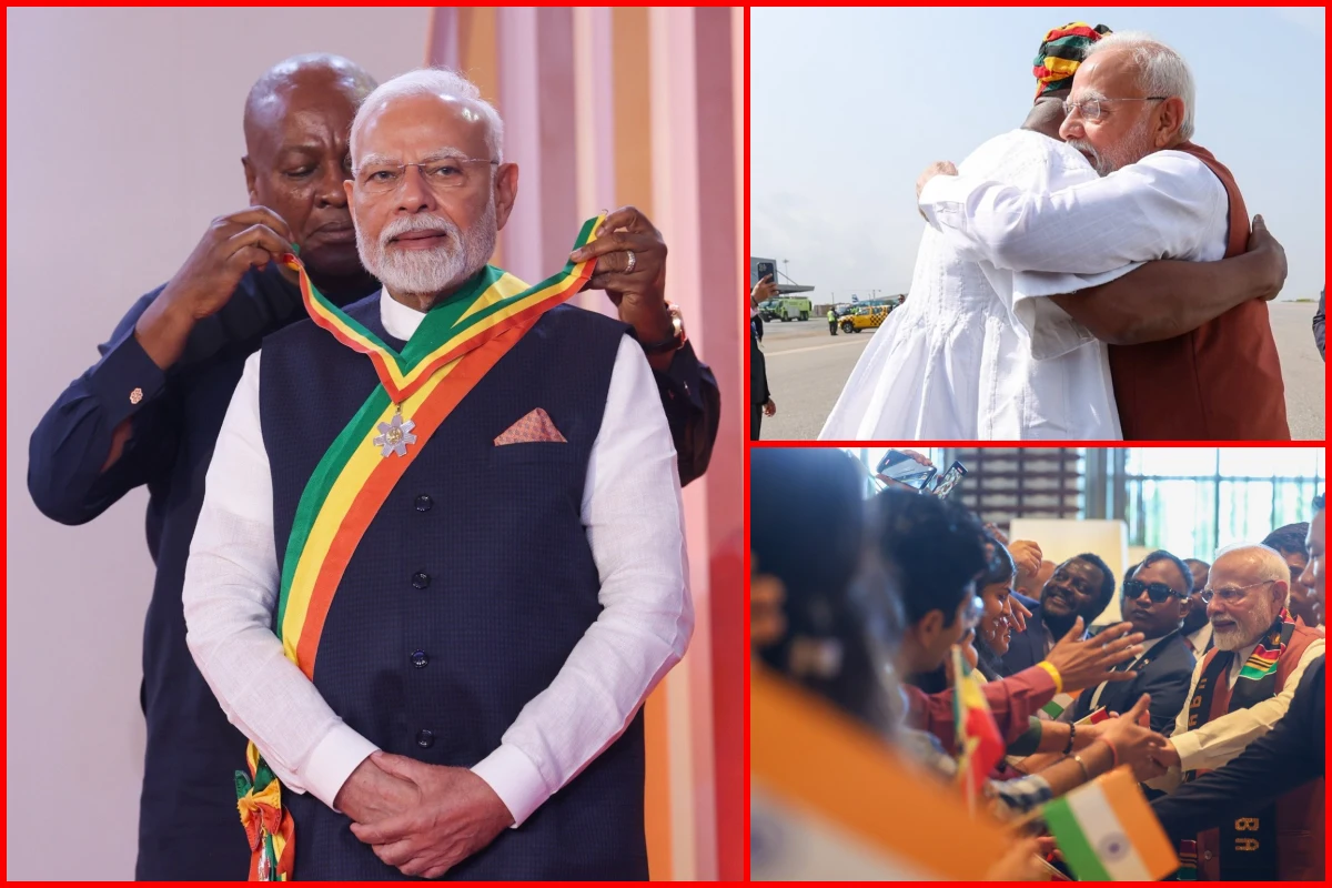 Pm Modi In Ghana: पीएम मोदी को घाना ने राष्ट्रीय सम्मान से किया सम्मानित, दोनों देशों