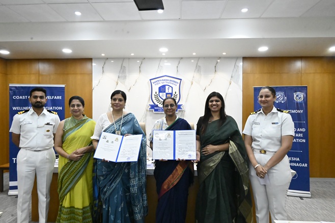 રાષ્ટ્રીય રક્ષા યુનિવર્સિટીએ માનસિક સ્વાસ્થ્ય સહાય માટે ભારતીય કોસ્ટ...
