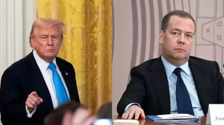Trump-Medvedev विवाद भड़क उठा