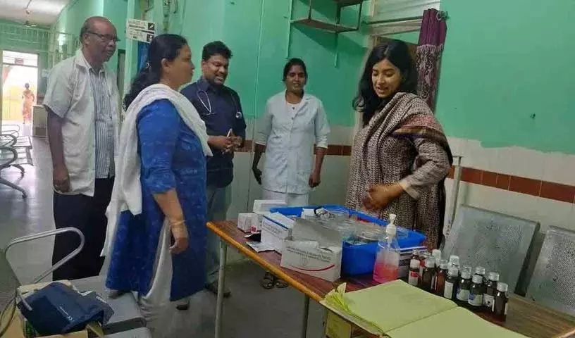 अपर कलेक्टर गरिमा अग्रवाल ने पीएचसी का किया औचक निरीक्षण