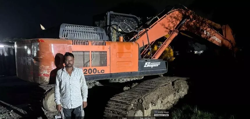 अवैध रेत भंडारण एवं परिवहन पर कड़ी कार्रवाई, 2 चैन माउंटेन एवं 3 ट्रैक्टर वाहन जब्त