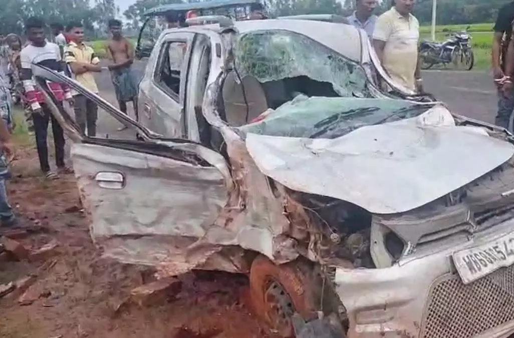 राखी के दिन केशपुर में भीषण हादसा | horrific accident in Keshpur on Rakhi festival dayराखी के दिन केशपुर में भीषण हादसा