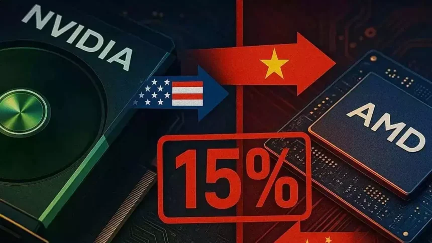 Nvidia, AMD चीन में AI चिप की बिक्री का 15% अमेरिकी सरकार को देंगे