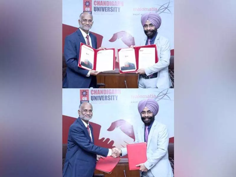 Chandigarh यूनिवर्सिटी ने मालोमतिया से समझौता किया, उत्तर भारत में पहला