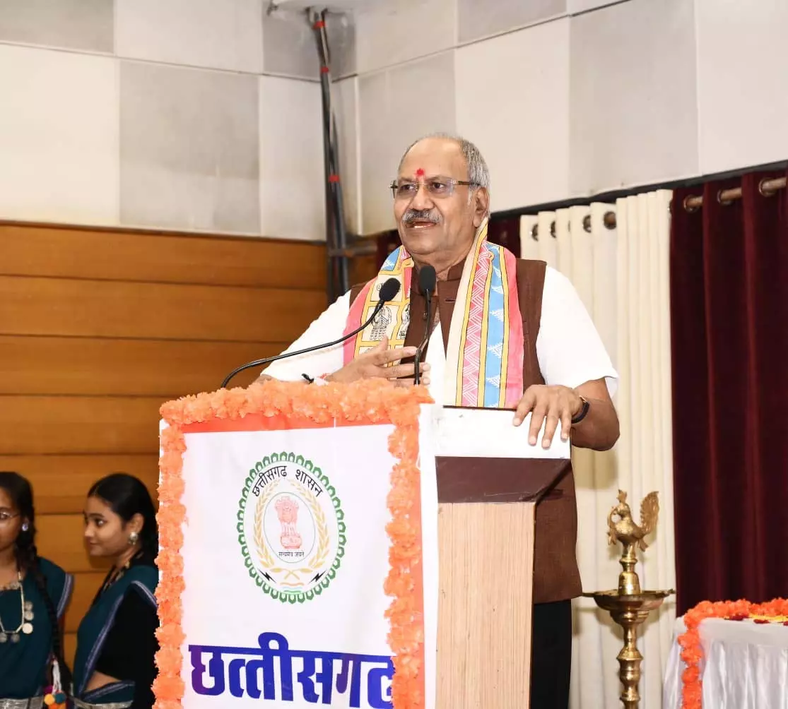 छत्तीसगढ़ी भाषा हमारी संस्कृति और पहचान की आत्मा: बृजमोहन अग्रवाल | Chhattisgarhi language is the soul of our culture and identity: Brijmohan Agarwal | छत्तीसगढ़ी भाषा हमारी संस्कृति और पहचान की आत्मा: बृजमोहन अग्रवाल