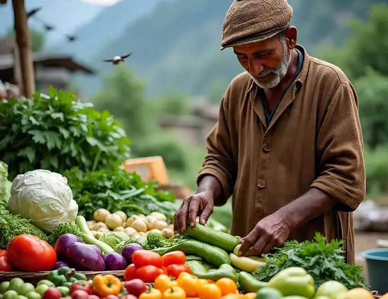 Kashmir में सब्जियों के दाम बढ़े, उपभोक्ताओं को परेशानी | Vegetable prices rise in Kashmir, consumers in trouble  Kashmir में सब्जियों के दाम बढ़े, उपभोक्ताओं को परेशानी