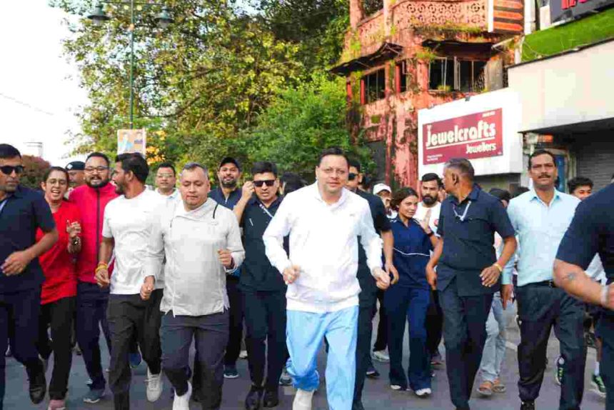 सीएम धामी ने किया देहरादून में  ‘सेवा पखवाड़ा’ कार्यक्रम के अंतर्गत आयोजित ‘नमो युवा रन’ का फ्लैग ऑफ