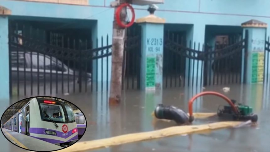 Kolkata Weather Update: कोलकाता में रातभर हुई भारी बारिश ने जनजीवन ठप कर दिया और दुर्गा...