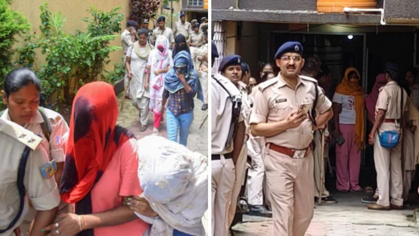 रांची के लालपुर स्थित ओम गर्ल्स हॉस्टल से सेक्स रैकेट चलाए जाने का मामला...