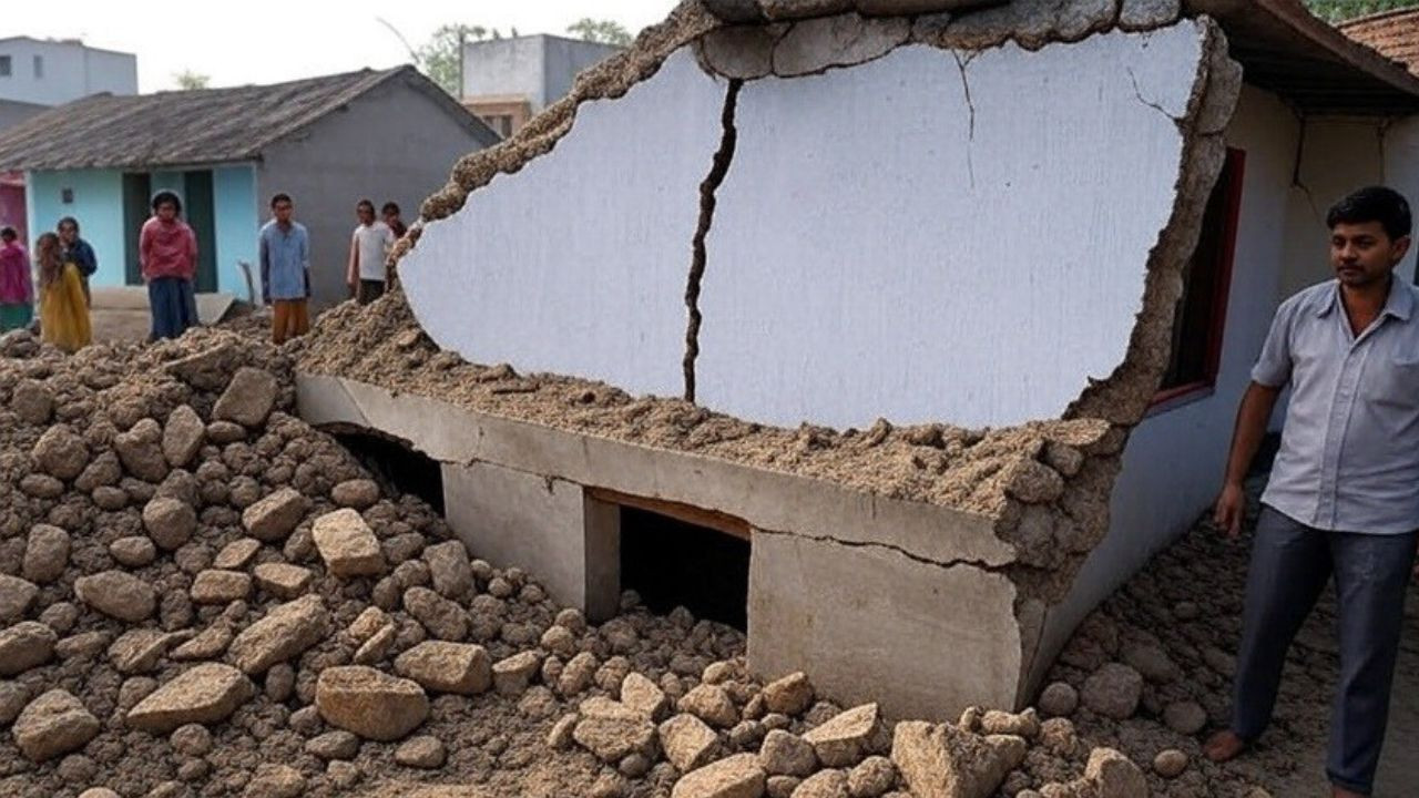 Sultanpur Under Construction House Collapse: उत्तर प्रदेश के सुल्तानपुर में एक निर्माणाधीन मकान की छत...