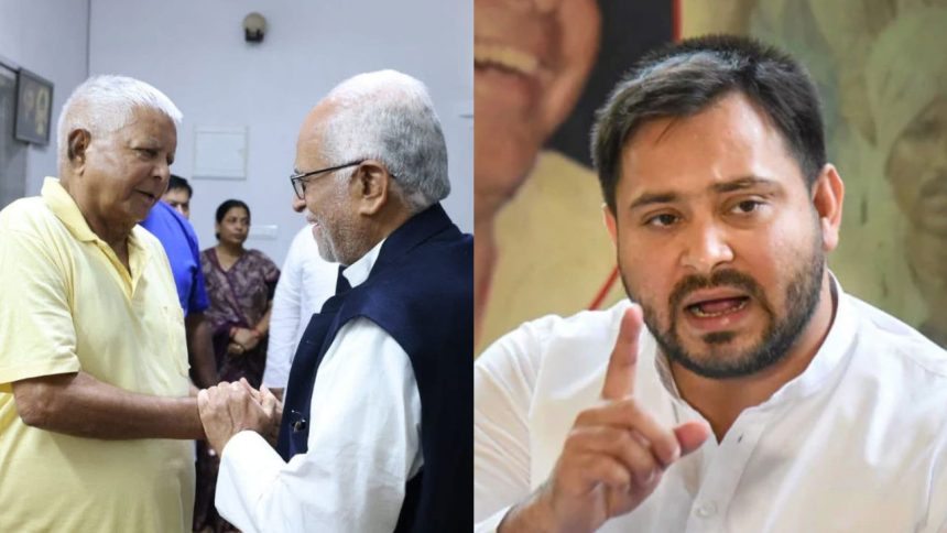 लालू प्रसाद यादव ने अपने पटना स्थित आवास पर न्यायमूर्ति रेड्डी से मुलाकात...