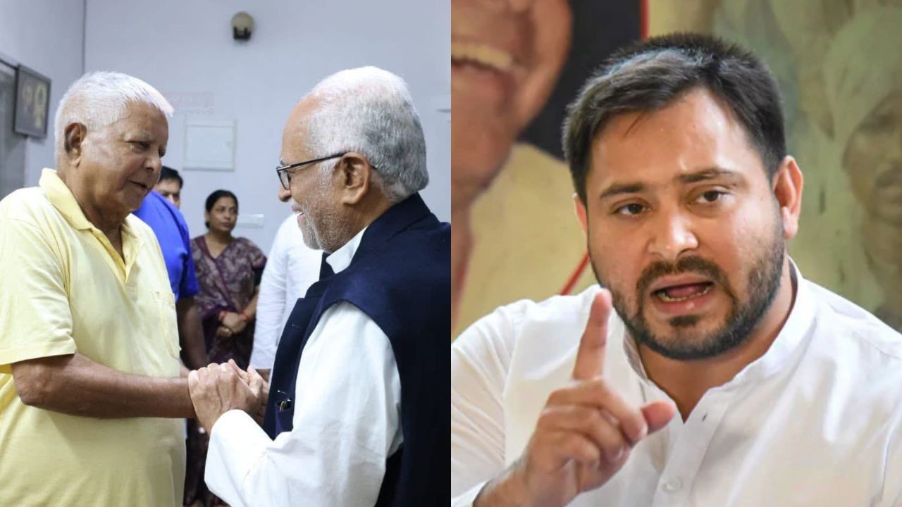 लालू प्रसाद यादव ने अपने पटना स्थित आवास पर न्यायमूर्ति रेड्डी से मुलाकात...