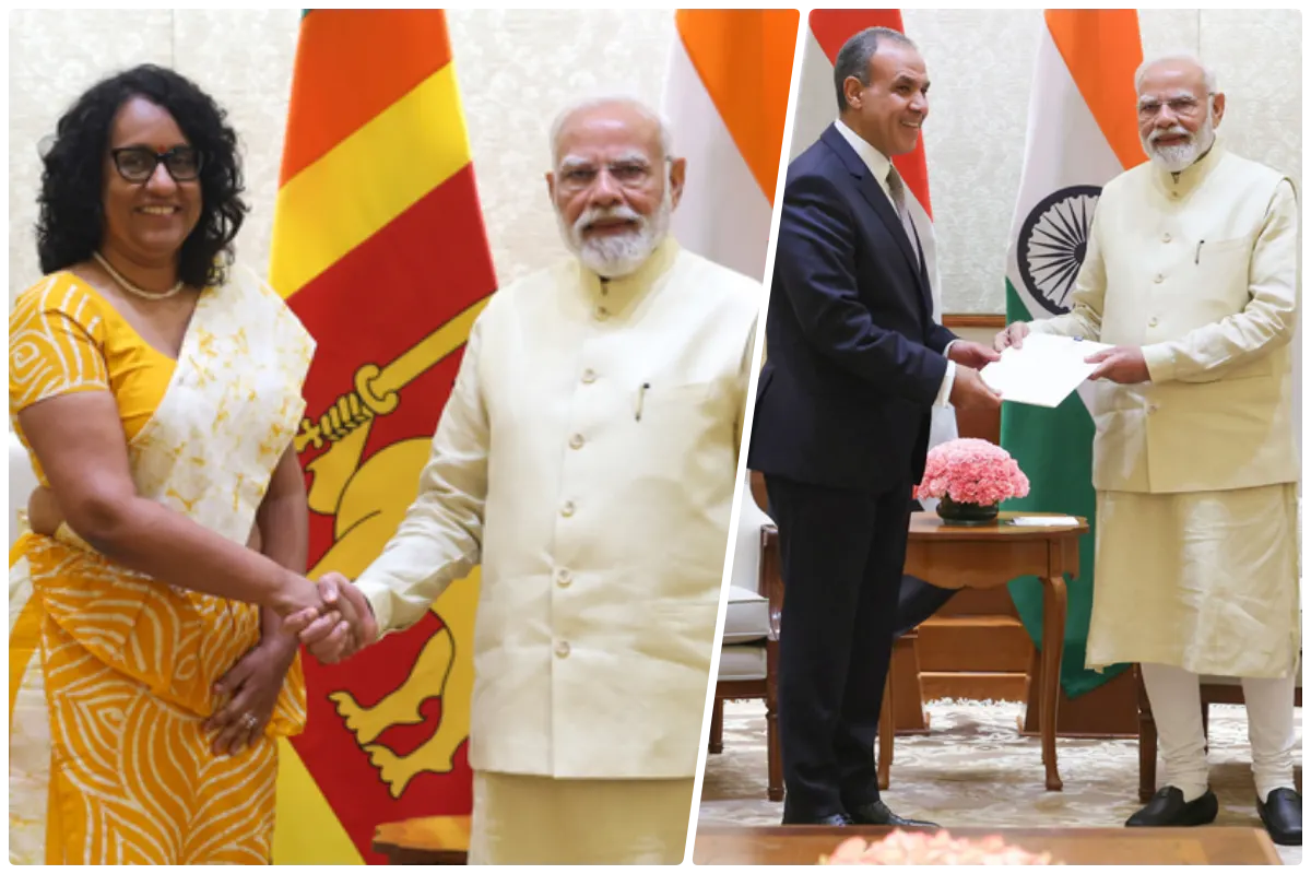 PM मोदी ने श्रीलंका की प्रधानमंत्री Harini Amarasuriya और मिस्र के विदेश मंत्री Badr Abdelatty से