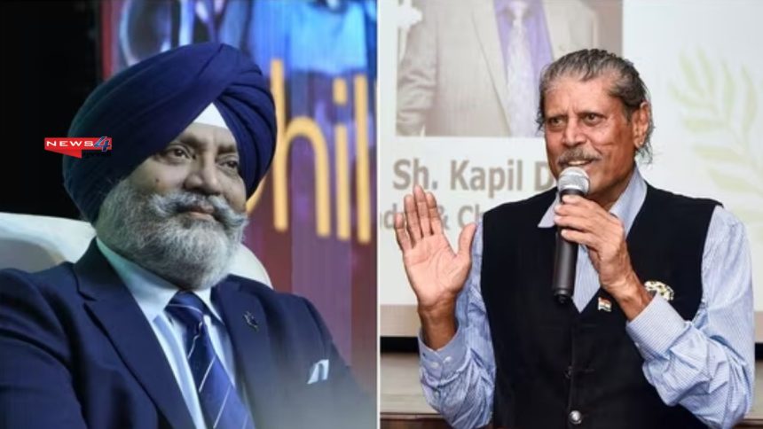 भारत-पाकिस्तान क्रिकेट मैच के बाद कपिल देव और सेवानिवृत्त लेफ्टिनेंट...