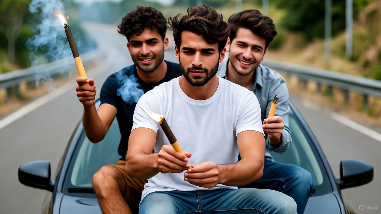 Firecracker Stunts Video: लखनऊ और मथुरा में दिवाली के मौके पर लोगों ने चलती कार की छत और...