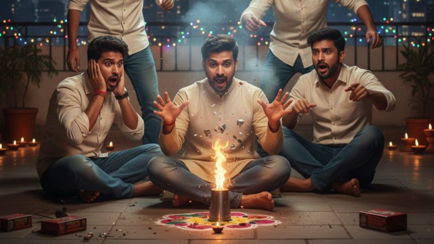 Noida Diwali Accident: उत्तर प्रदेश के नोएडा में दिवाली के दिन पटाखा फोड़ते समय 20 वर्षीय...