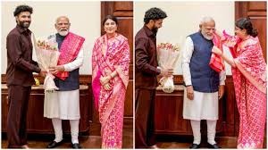 Ravindra-Rivaba Jadeja-PM Modi: पीएम मोदी से मिले रवींद्र और रिवाबा जडेजा, मुलाकात के बाद बोले- यह गर्व का पल